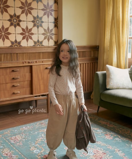 9[予約]go go picnic castella pants