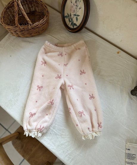 36[予約]marron ribbon pants(XS-L)