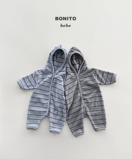 58[予約]bonito st terry hooded suit(6-18m)