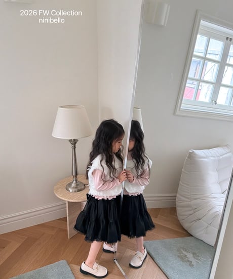 46[予約]ninibello odette fur vest