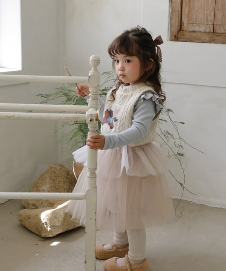 7[予約]FLO pony vest