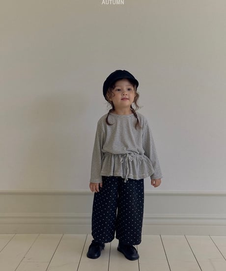 63[予約]LINDO round denim pants