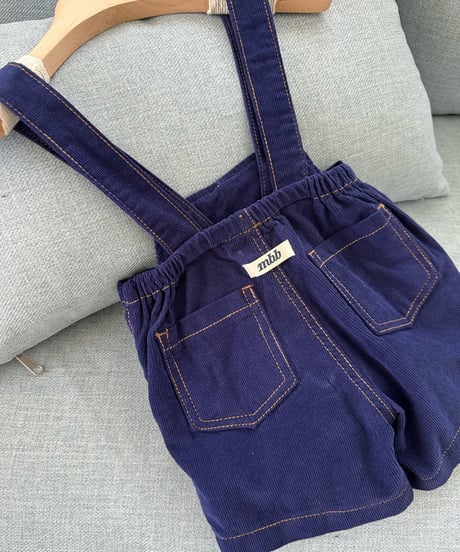 21[予約]monbebe royal corduroy suspender pants