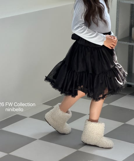 50[予約]ninibello mabel sha skirt
