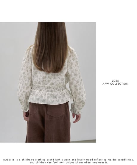 11[予約]ROSETTE la mer blouse(＋junior)
