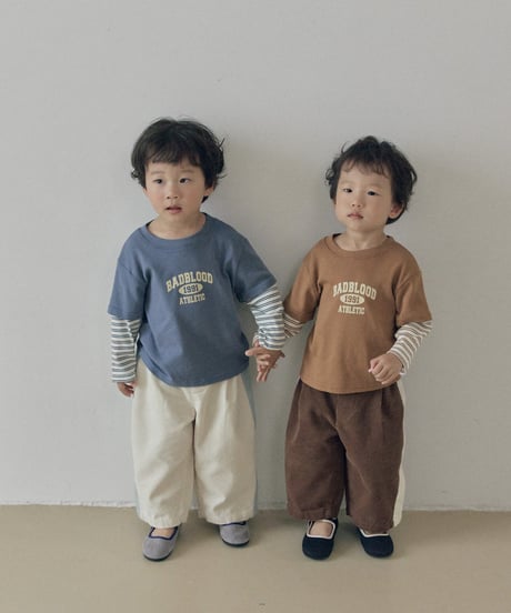 23[予約]送料無料 the beige side seam corduroy pants