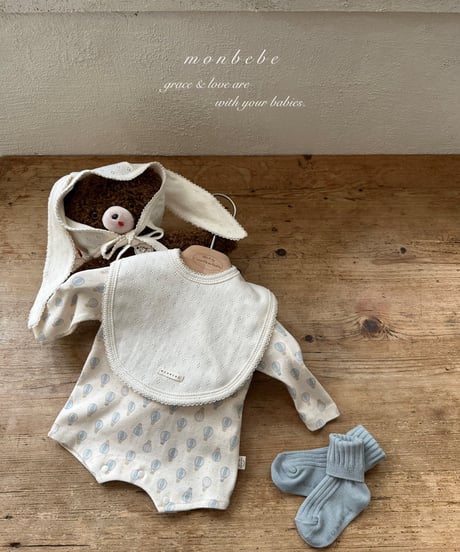 25[予約]monbebe ed balloon suit(bonnet set)