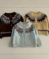 31[予約]ololala oriental knit cardigan