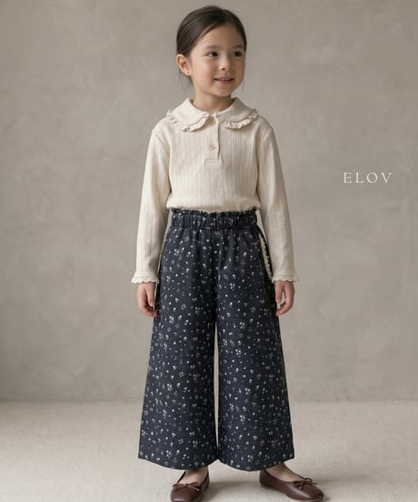 4[予約]elov&monpetitbebe ruby floral pants