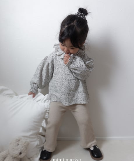 38[予約]mimi market pleated collar blanc