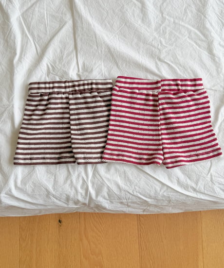 9[予約]ninibello tammy stripe shorts
