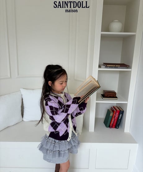 39[予約]saintdoll argyle cardigan