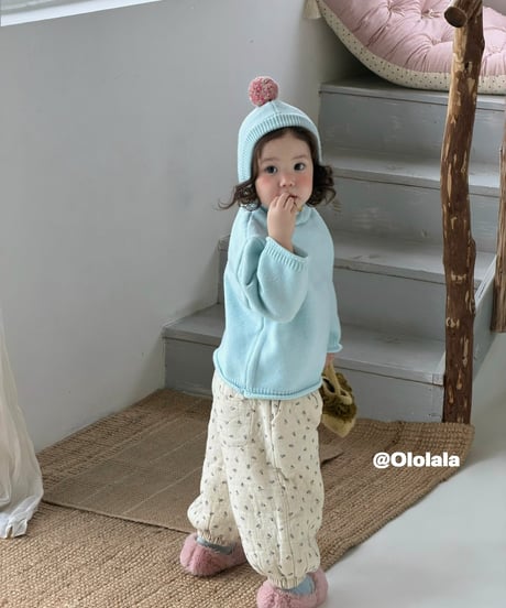 41[予約]ololala bell hood knit
