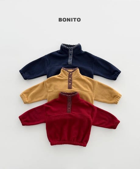 23[予約]bonito check single piece fleece
