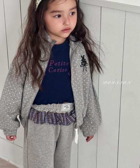 3[予約]poisson dot bunny zip-up