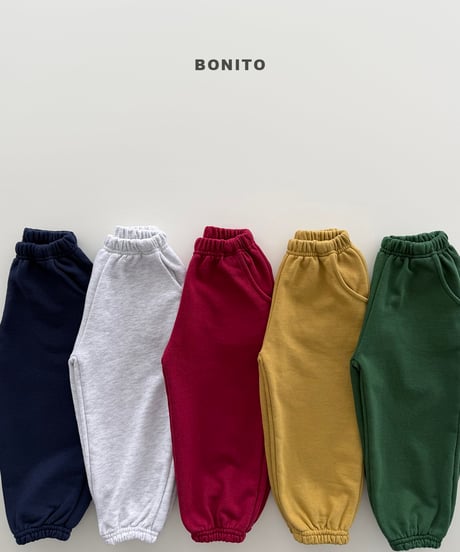 4[予約]bonito soft jogger pants
