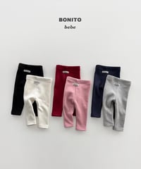 53[予約]bonito 1＋1 fleece line leggings(6-18m)