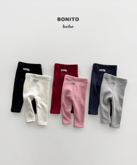 53[予約]bonito 1＋1 fleece line leggings(6-18m)