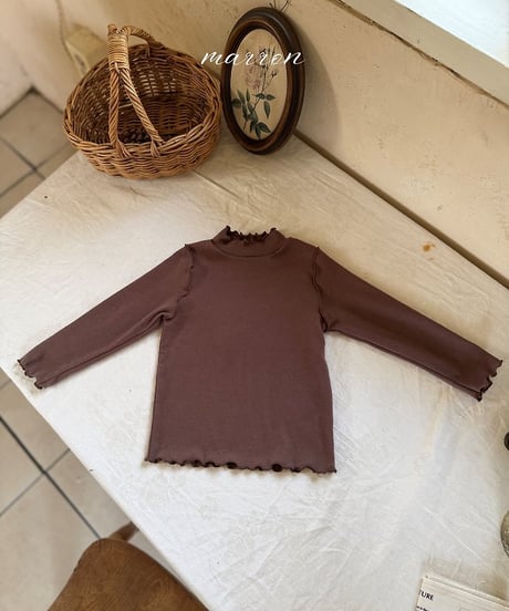 13[予約]marron daily polar tee(XS-L)