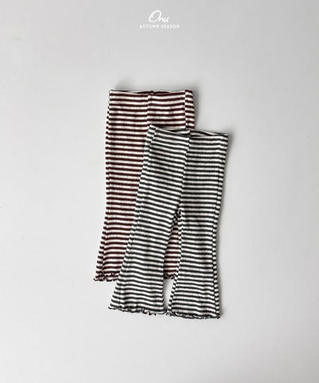 12[予約]onu frill bootcut