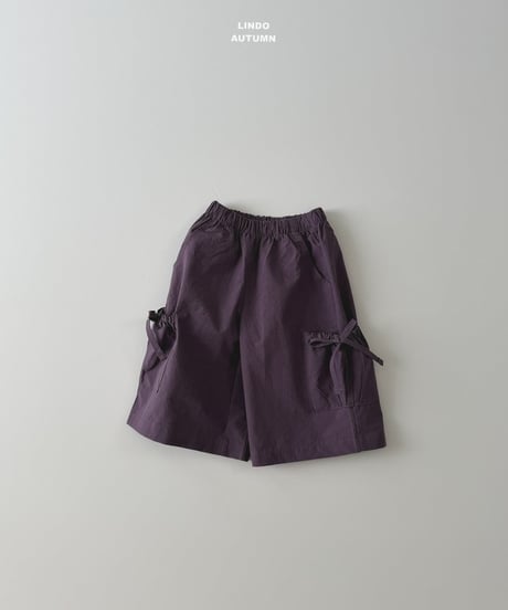 20[予約]LINDO knee lenght pocket pants