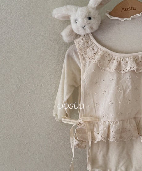 21[予約]Aosta lace olivia vest