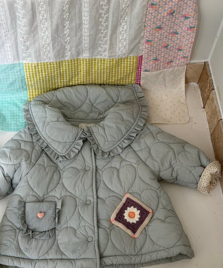 72[予約]aiai mint patch quilted padding