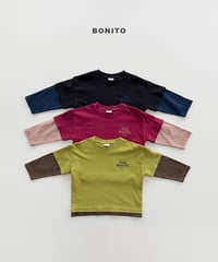 9[予約]bonito short sleeve layered tee