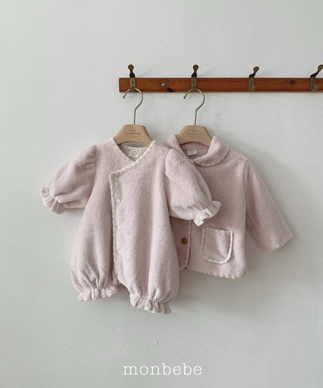 14[予約]monbebe mink fur glory romper