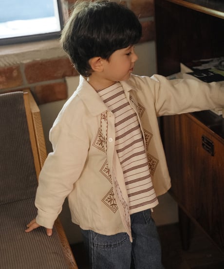 22[予約]OREN edwin embroidered shirt