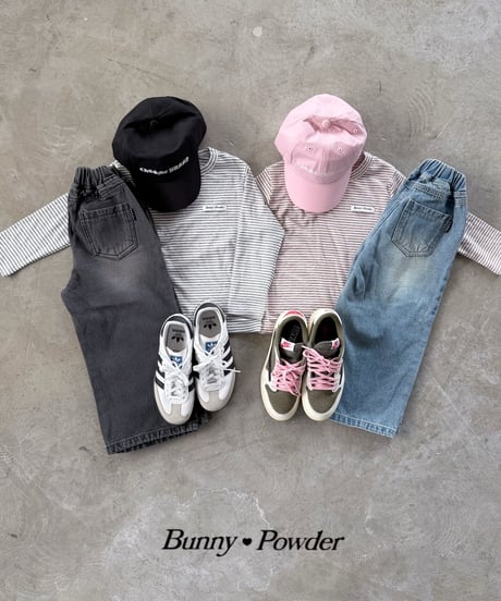 46[予約]bunny powder cortis denim pants