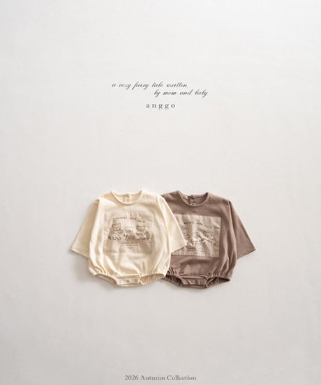 23[予約]anggo bear romper