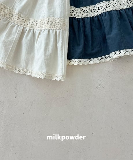 14[予約]milkpowder may skirt