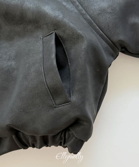 2[予約]ELLYMOLLY big collar shearling jumper