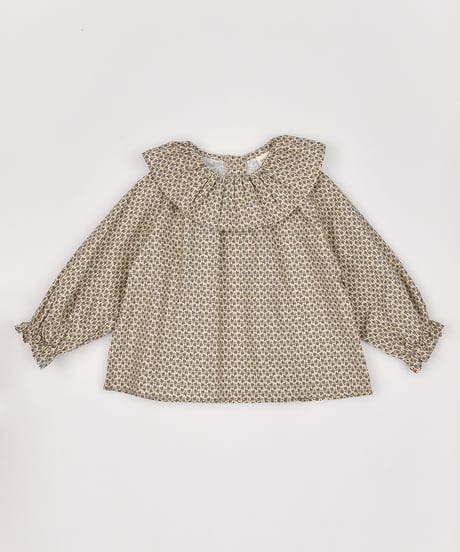 6[予約]送料無料 the beige flower bluse