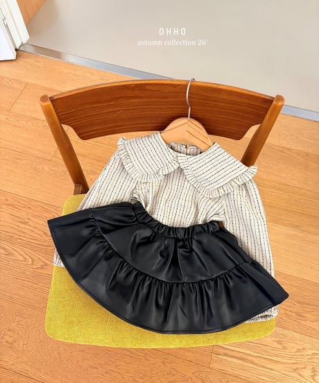11[予約]ohho sailor frill blouse