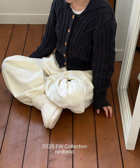 14[予約]ninibello cozy velour pants(adult)