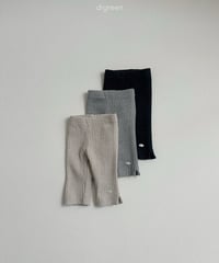 4[予約]digreen rib capri leggigs