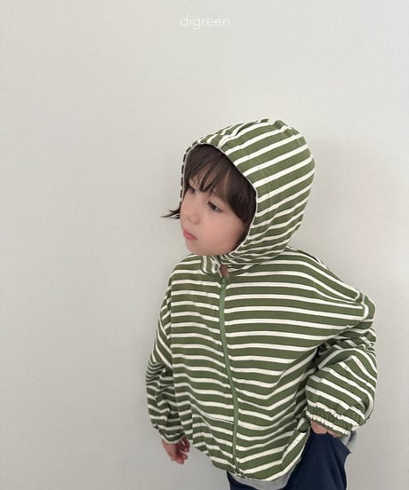 39[予約]digreen candy hood zip up
