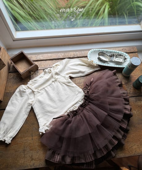 26[予約]marron maple skirt(XS-L)