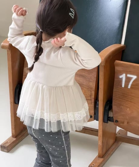 22[予約]aiai audrey lace tee