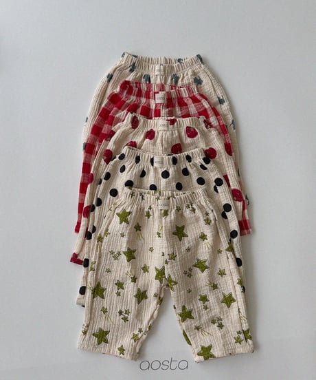 53[予約]Aosta signature pants