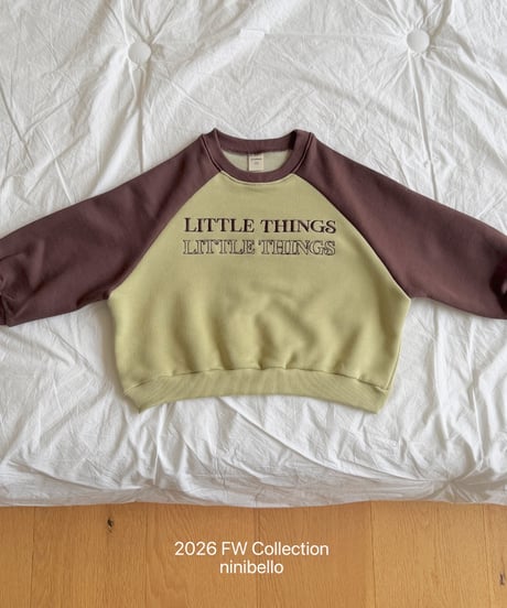 20[予約]ninibello little bear raglan mtm