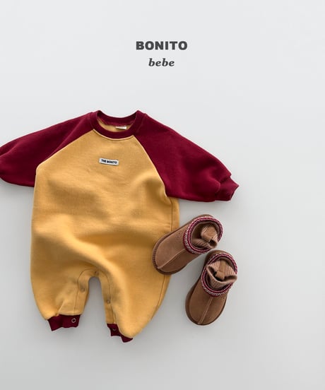 50[予約]bonito raglan suit(6-18m)