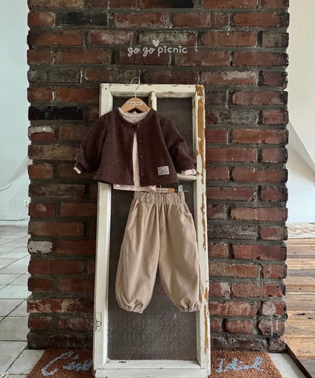 1[予約]go go picnic popo cardigan