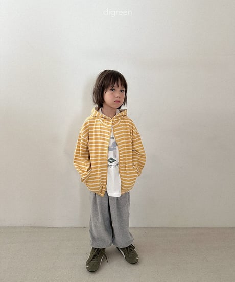 39[予約]digreen candy hood zip up