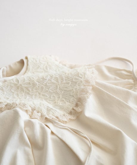 20[予約]anggo cream dress