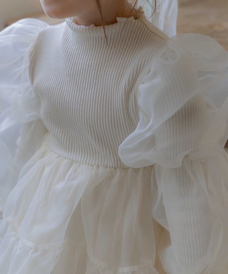 46[予約]OREN severin organza dress