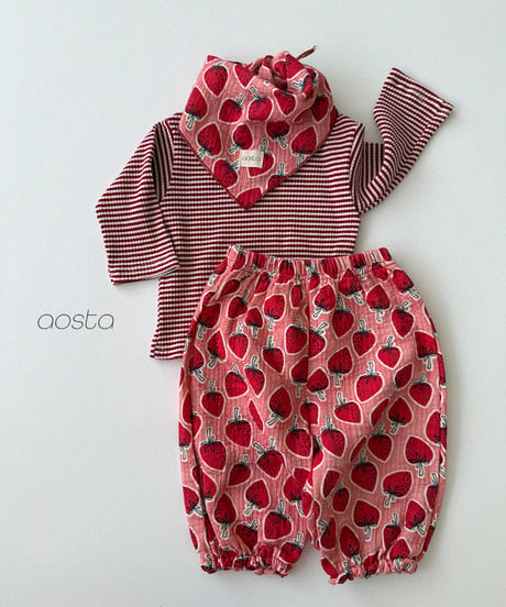 15[予約]Aosta strawberry scarf
