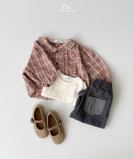 34[予約]onu petit frill blouse